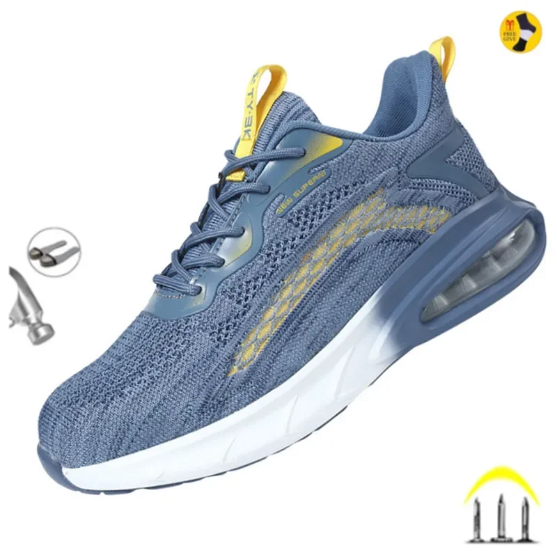 

Защитная обувь со стальным носком, Рабочая обувь с неразрушаемой подушкой для мужчин, Защитные защитные сапоги, женская обувь