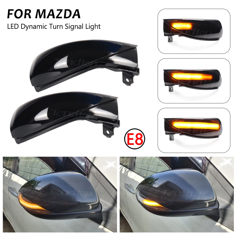 

2 шт., автомобильный зеркальный поворотник для MAZDA 3 BL 2008-2014, для MAZDA 6 GH 2007-2015