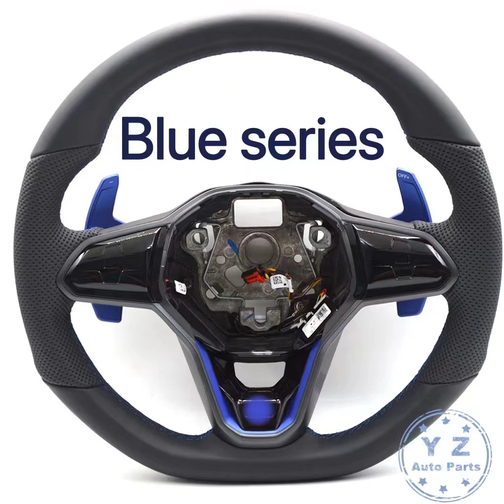 Personality Steering wheel assembly blue style Multi function steering