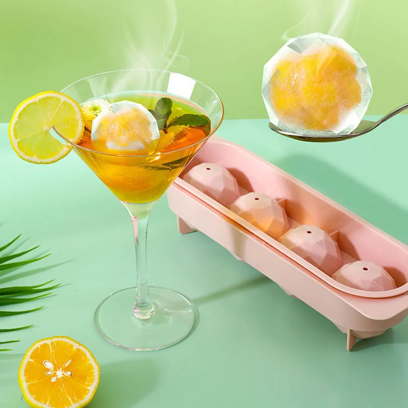1PC Plastic Ice Cube Maker Form For Ice Candy Cake Pudding Chocolate Molds Easy-Release Square Shape Cube Trays Molds