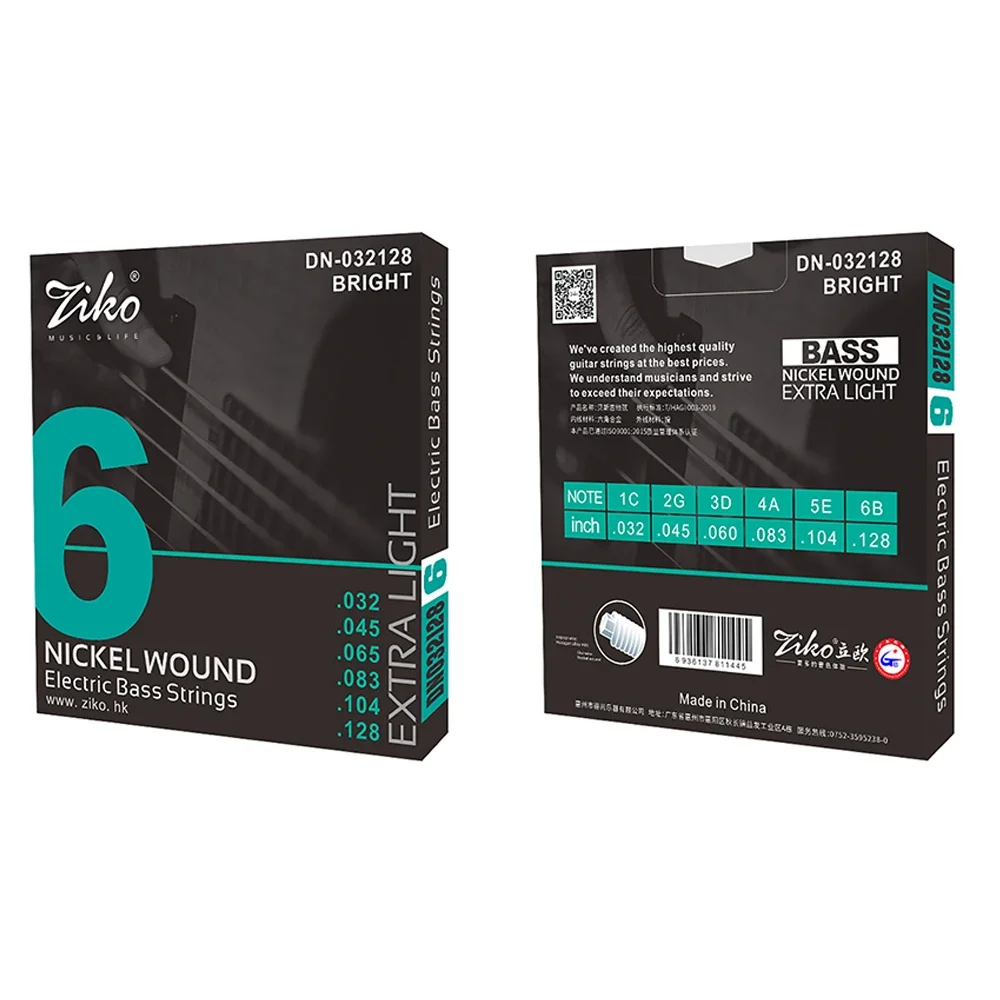 Description Picture 4 of item1 Set Bass Strings 4/5/6 Strings Electric BASS Guitar String Nickel-Plated Bass Musical Instruments Accessories & Parts