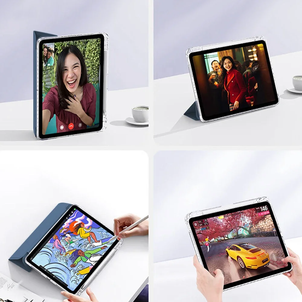 Premium Multi-Generation iPad Case with Pencil Holder