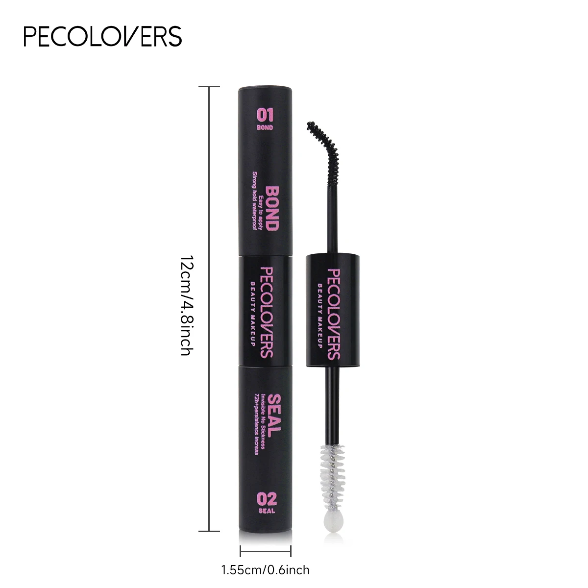 Double-head Waterproof Mascara And Lash Adhesive For Long Lashes_voghion.com