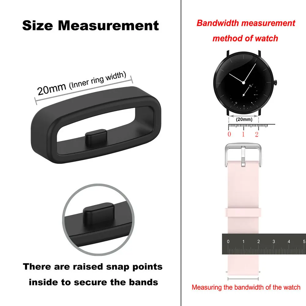 Garmin Fenix ??7X 6S 6X 6 7 Pro 5X 5S 5 5 Plus Vivoactive 3 4 4S 용 18/20/22/26mm 시계 밴드 루프 링 로커 보안 홀더