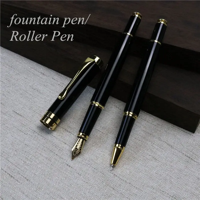 Full Metal Fountain Pen and Roller Pen for Office School