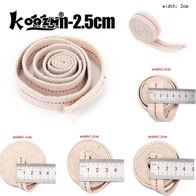 Oil Lamp Wicks 1M Strong Flat Cotton Wick Core For Kerosene Burner Stove Lighting DIY
