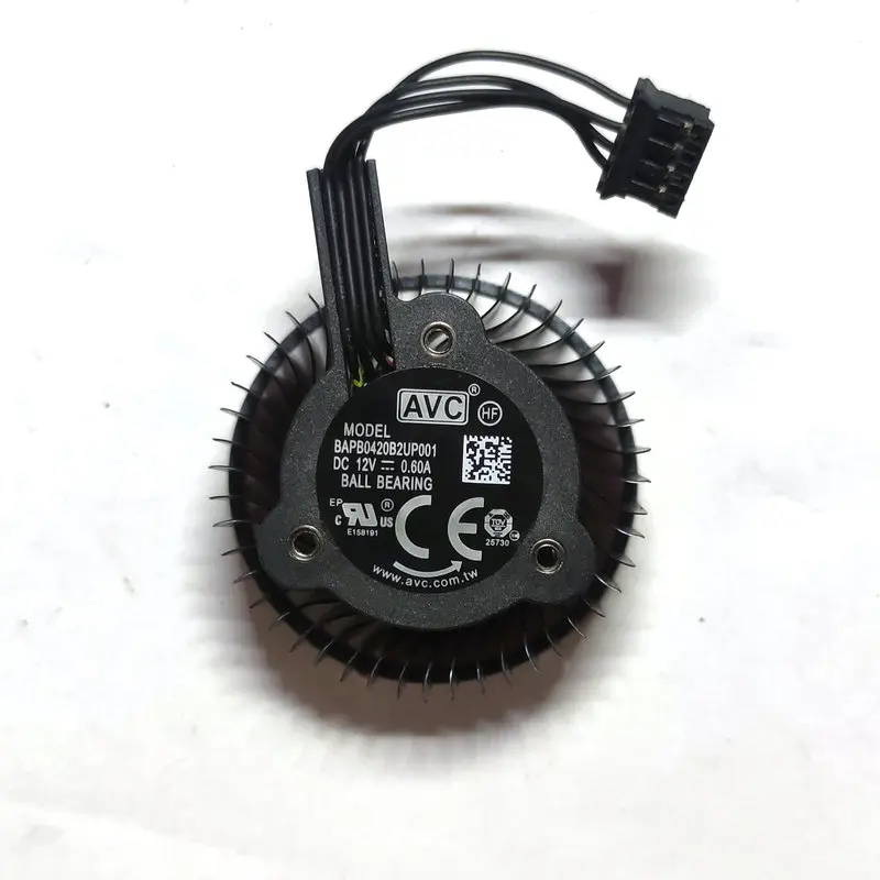 Original para Nvidia Rtx A2000 Placa Gráfica Ventilador de Refrigeração Bapb0420b2up001 Bapcd0420r2up001 Dc12v 0.60a Novo - Imagem 5