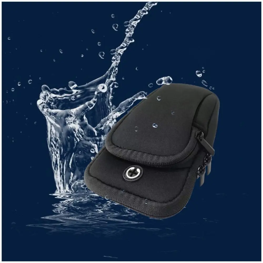 Mobile Phone Armband Phone Arm Band Phone Armband Sports Arm Bag Fitness Arm Bag Waterproof Sport Arm Bag 2 Zipper Phone Bag Earphone Hole Portable Armband Pouch Fitness Exercise Phone Case Cover Universal