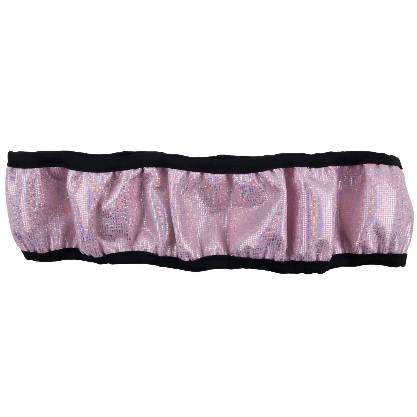 

3PCS Car Steering Wheels Cover Pink Bling Glitter Handbrake Gear Covers Auto Interior Accessory Four Season Universal