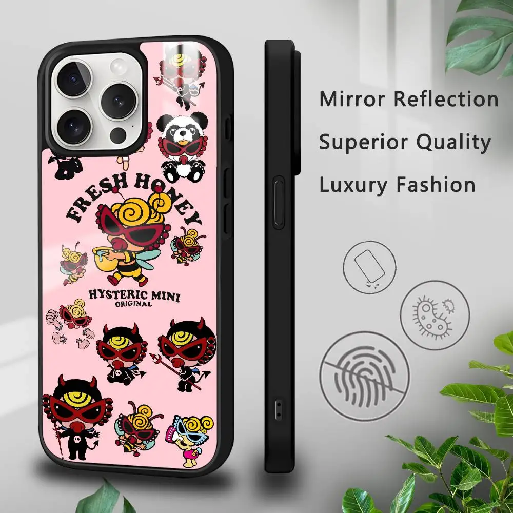 Kawaii H-Hysteric M-Mini Handyhülle für iPhone 16 15 14 13 12 11 Pro Xs Max Mini Plus Celulares Hard Funda – Detail 6