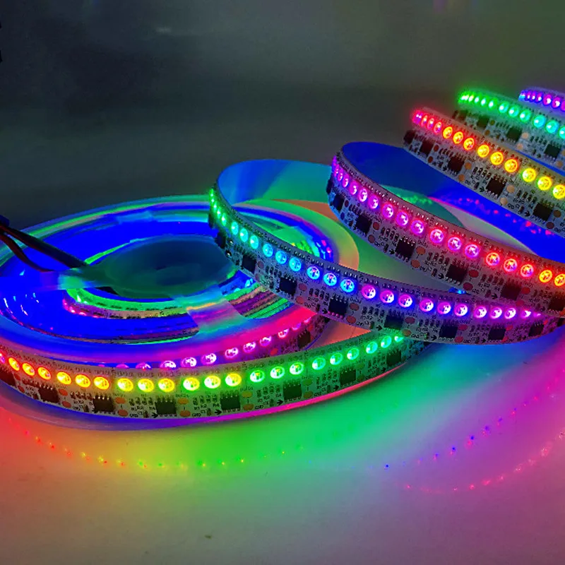 

Модифицируемая Светодиодная лента TM1903 Dream Color, 12 В, 5 м, 180 светодиодов/м, SMD 5050, аналогичная WS2811 IC, умная Пиксельная лента RGB для украшения дома