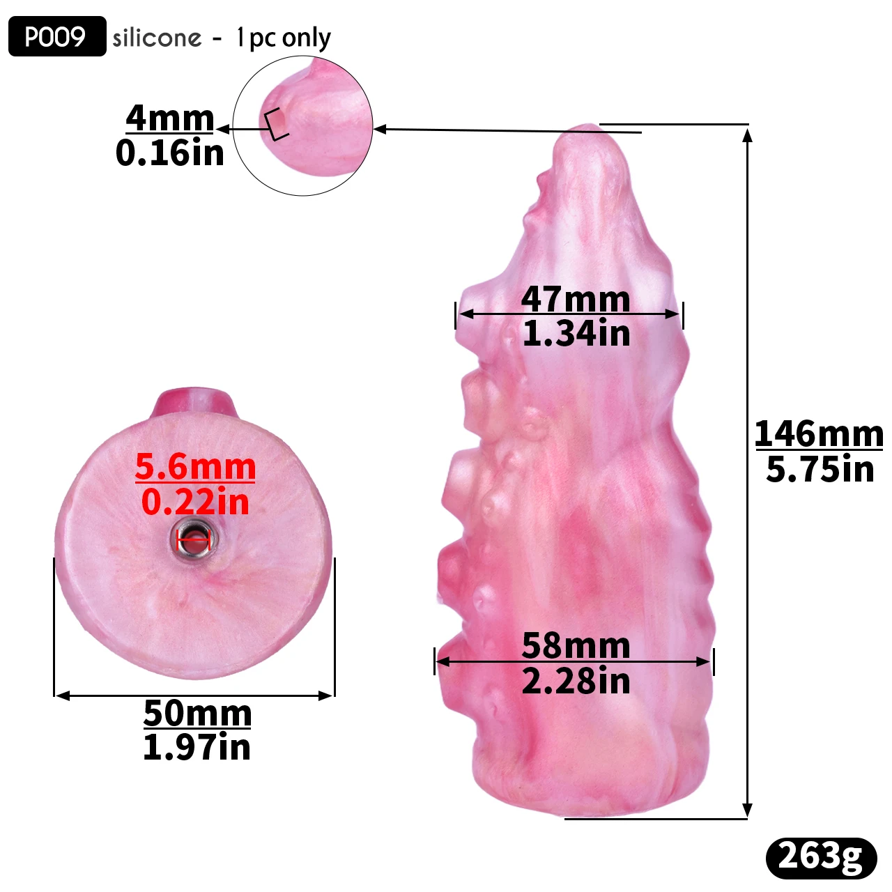FRRK Silicone Dildo Decoration for Some FRRK Chastity Cage Accessories