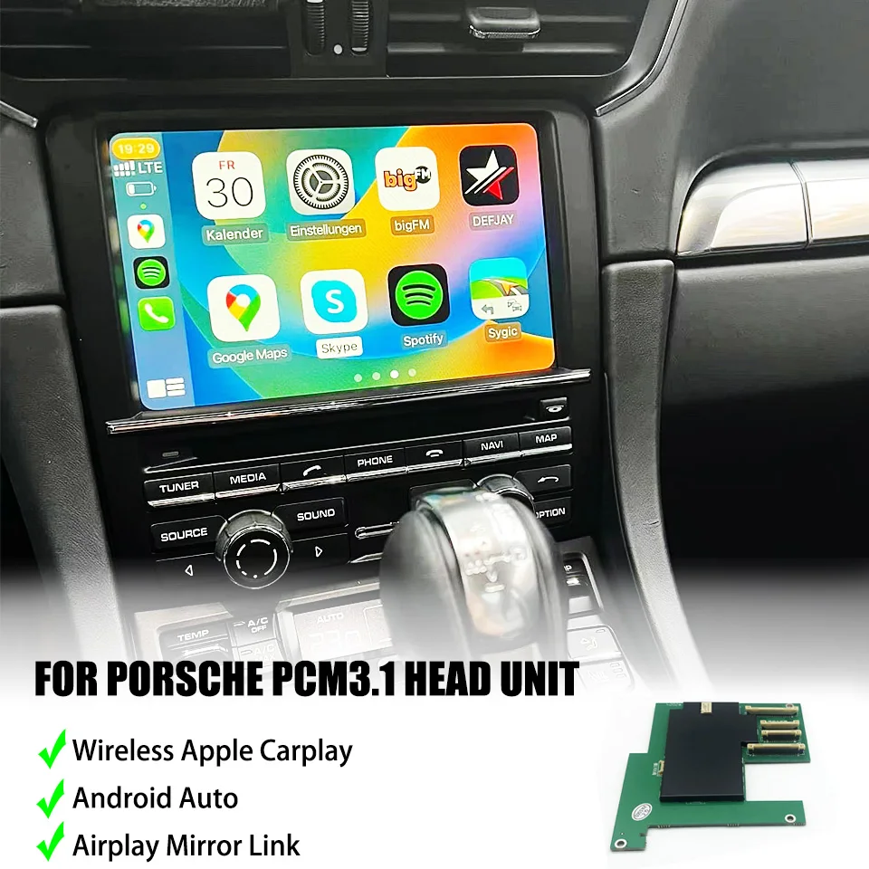 

PCM3.1 Cayenne Macan Panamera 911 OEM авангардный модуль для Porsche Apple CarPlay беспроводной видеоинтерфейс Android автоматическое устройство