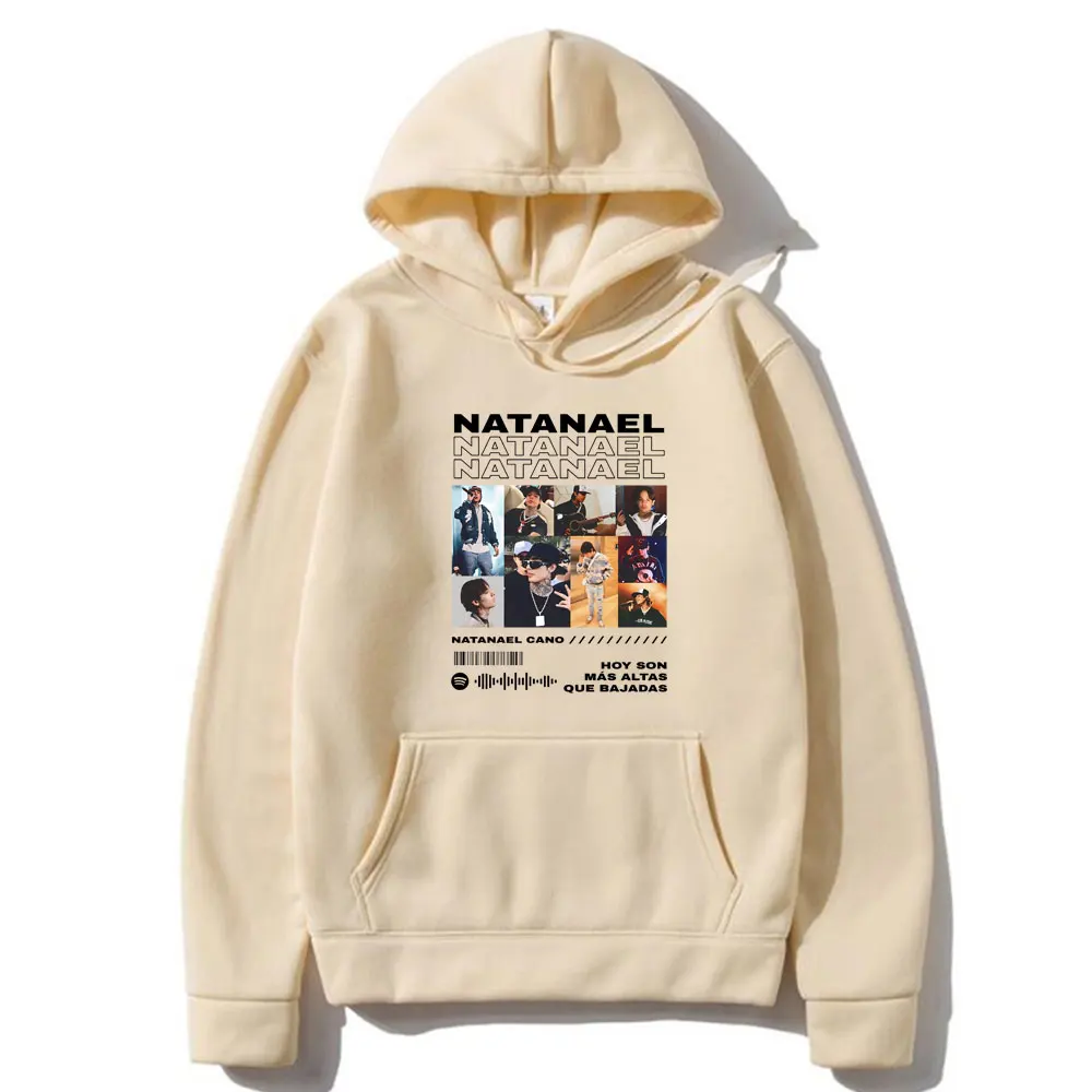 Singer Natanael Cano Graphic Print Hoodie Male Fashion Oversized Fleece Pullover Hoodies Men Women's Hip Hop Vintage Sweatshirt