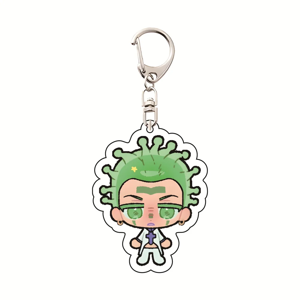 Anime JoJo's Bizarre Adventure: Golden Wind 6 cm Acryl-Schlüsselanhänger, Rucksack-Dekoration, Zubehör, Dekor, Geschenk, exquisite Schlüsselanhänger – Detail 10