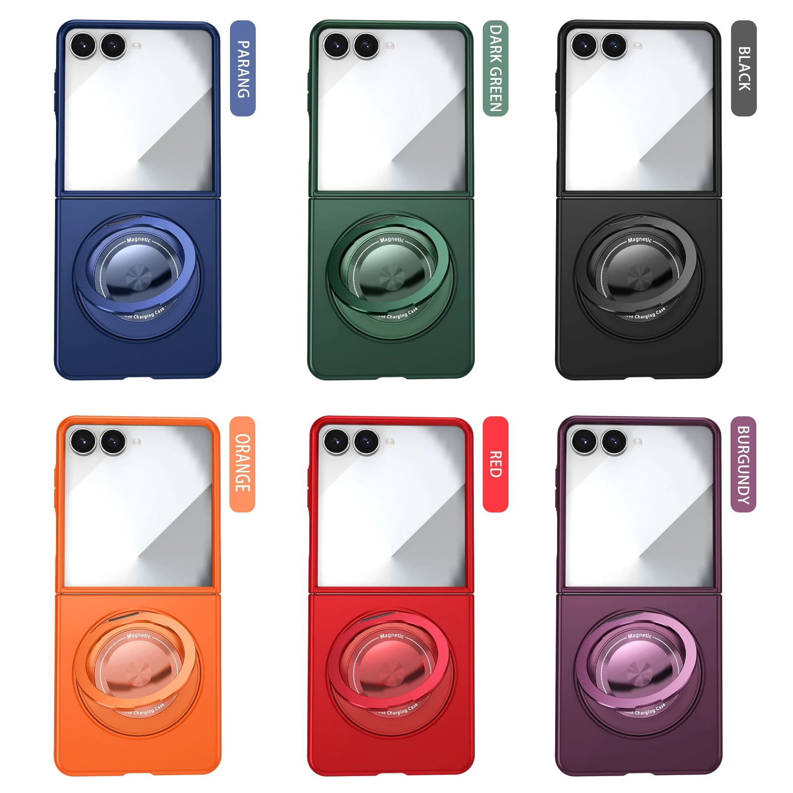 360 Rotating Magnetic Ring Holder Shockproof Phone Case