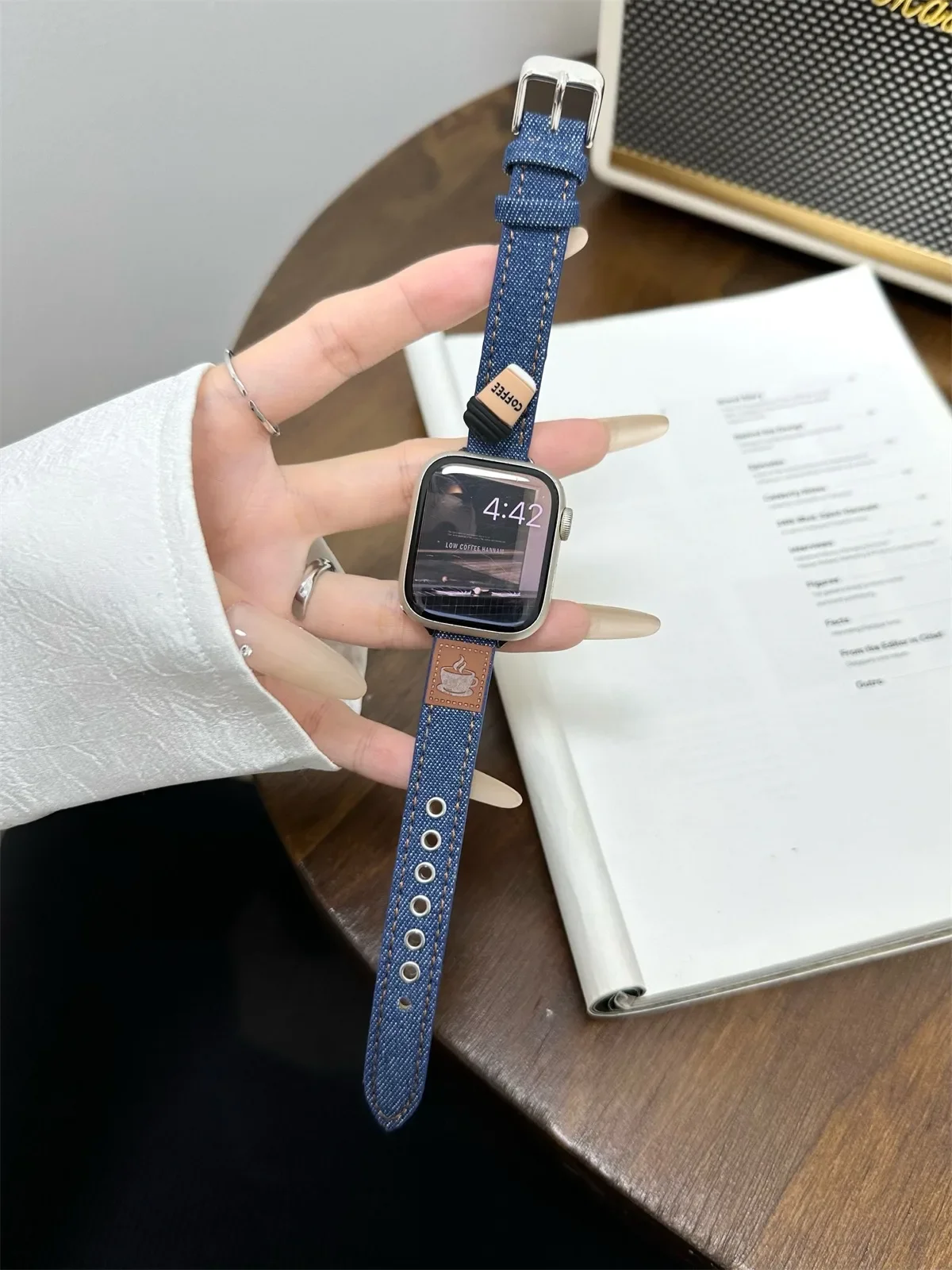 Bracelet de montre pour iWatch 42/44/45/46/49 mm 38/40/41 mm Bracelet de montre tendance en cuir PU pour montres de la série Ultra2 Série 10/9/8/7/6/5/4/3/2/1_voghion.com