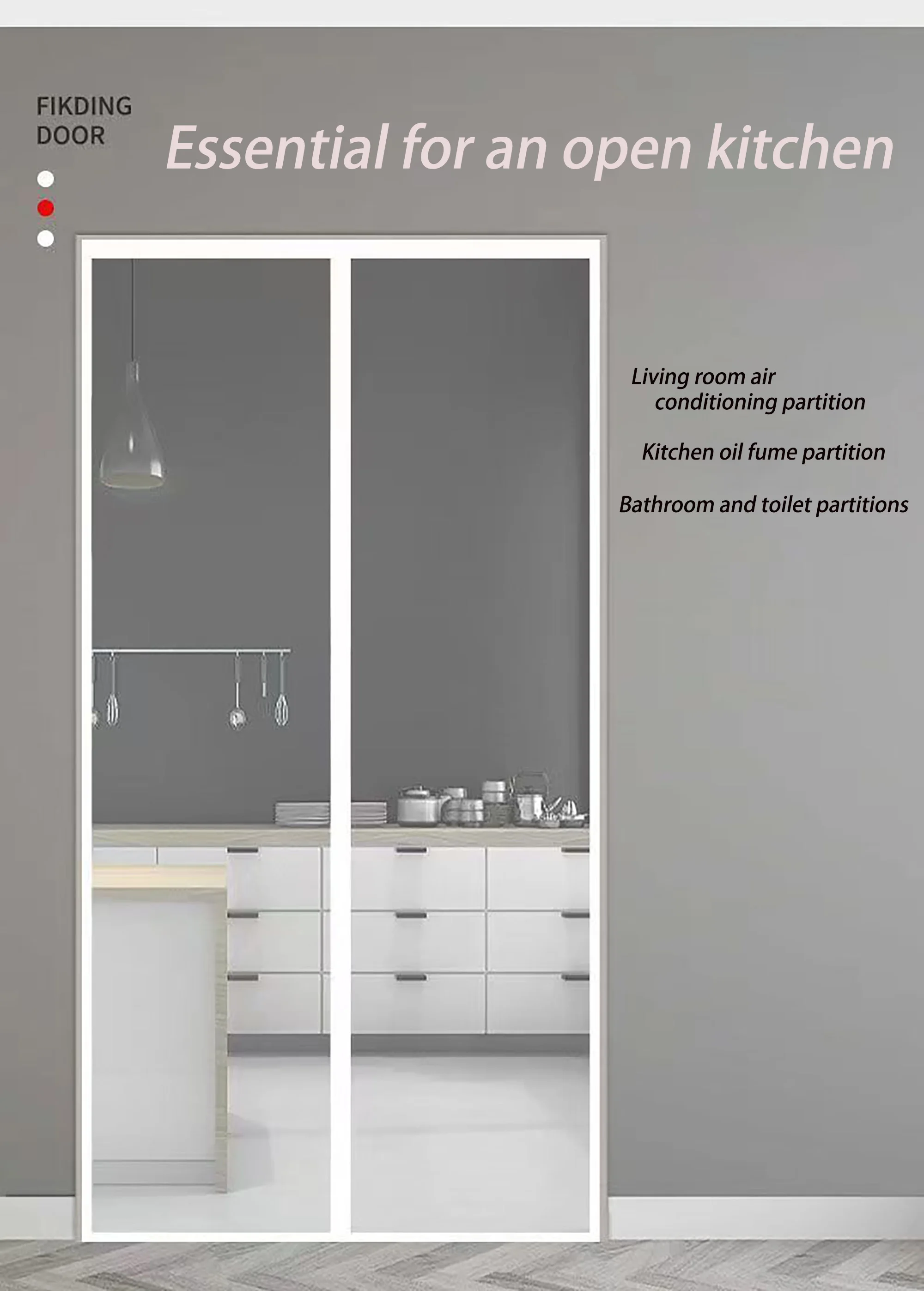 Winter magnetic transparent air conditioning door curtain kitchen barrier curtain windproof cold proof and warm magnetic door curtain