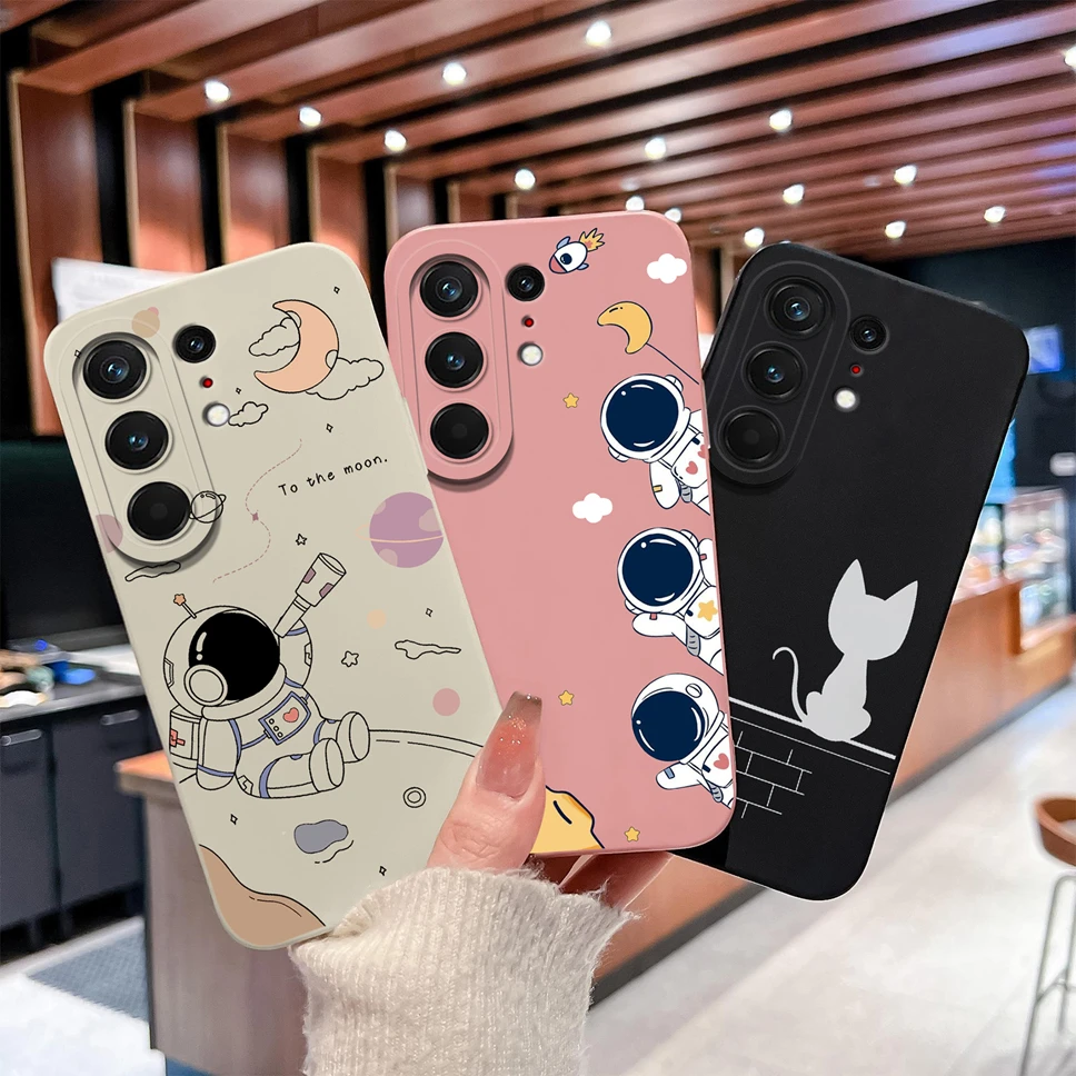 Abstract Line Art Print Liquid Silicone Shockproof Case with Camera Protection