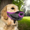 Dog Muzzle Breathable Mesh Dog Muzzle Basket Adjustable Dog Mouth Guard Muzzle with Front Opening Design for Small Medium Large 1