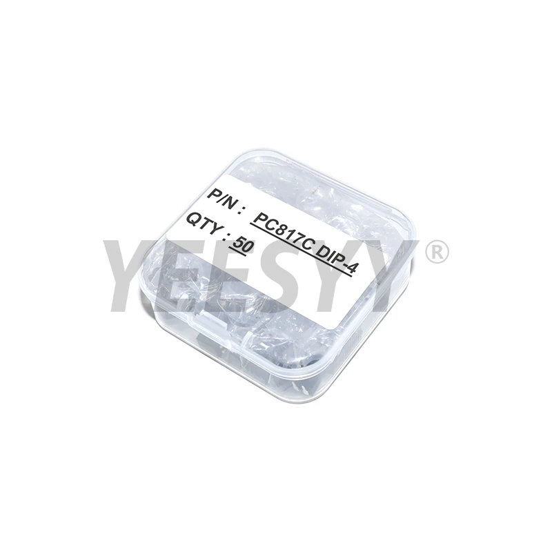 50PCS PC817 PC817C Optocoupler FL817C PS817C DIP4 DIP Opto Coupler New and Original Optical Isolation IC Chip 817C EL817 5v 6