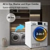 Washing Machine, 2.7 Cu. Ft Front Load Washer Dryer in One, 16 Cycles, 24 Inch Washer & Dryer Combo 3