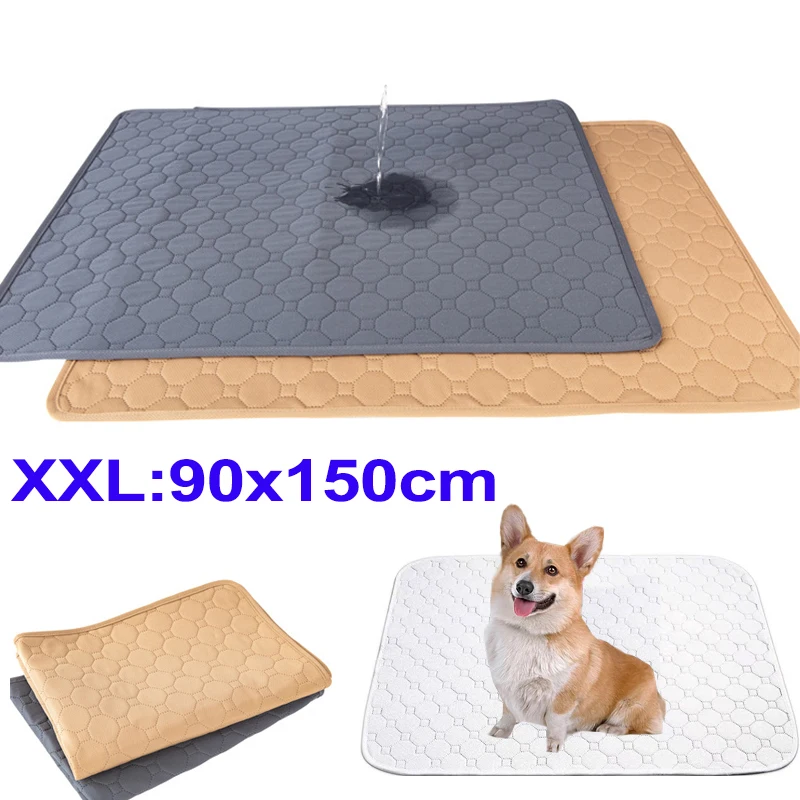 

Washable Dog Pet Diaper Mat Waterproof Reusable Training Pad Urine Absorbent Environment Protect Diaper Mat Dog Car Seat Cover