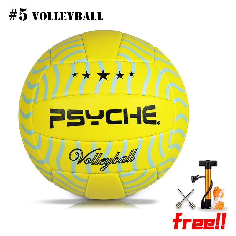 Official Size 5 Soft Volleyball Training volleyball for Kids Youth Adults Indoor Outdoor Beach Park Games Play volleyball ball