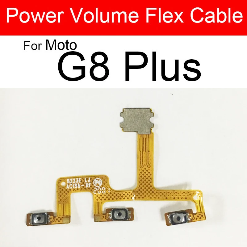 Enhanced Power Volume Side Buttons Flex Cable - Volume Keys Flex Ribbon Spare Parts
