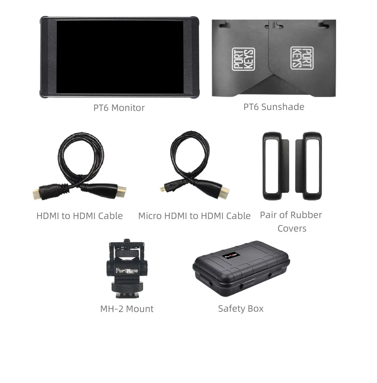 PT6 5.2 Inch Touchscreen Camera Field Monitor Live Streaming Assist Stretch Legs
