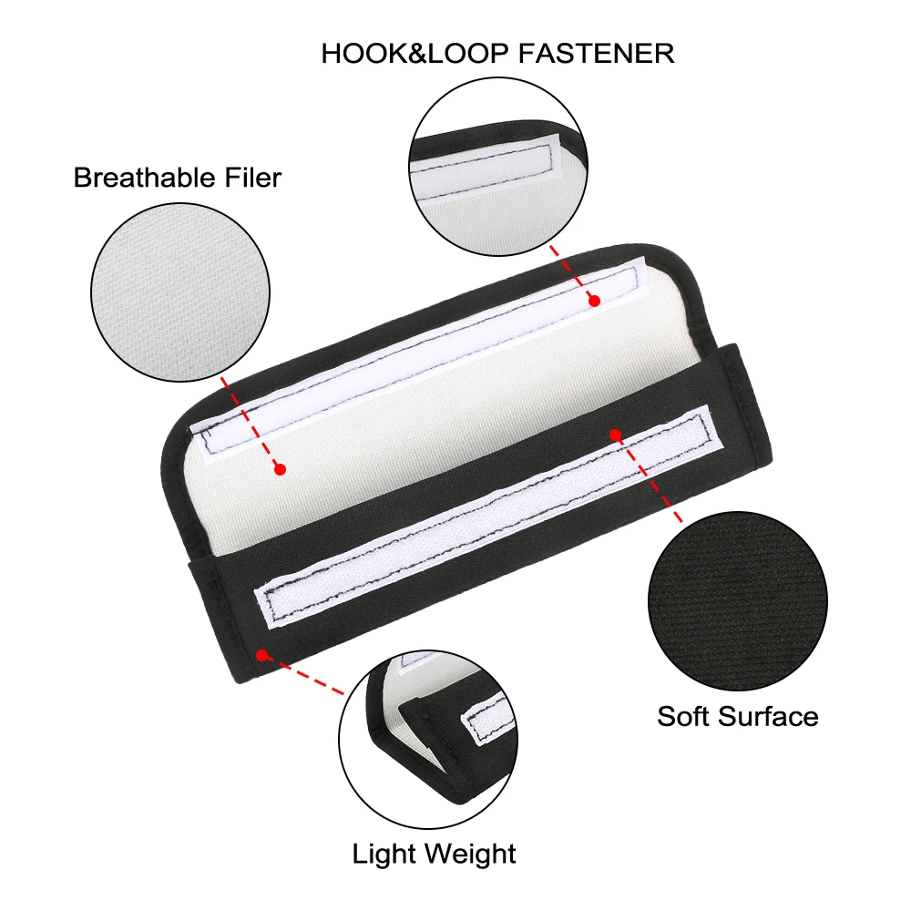 Luxury Car Seat Belt Covers – Soft Cotton Shoulder Pads for Enhanced Comfort