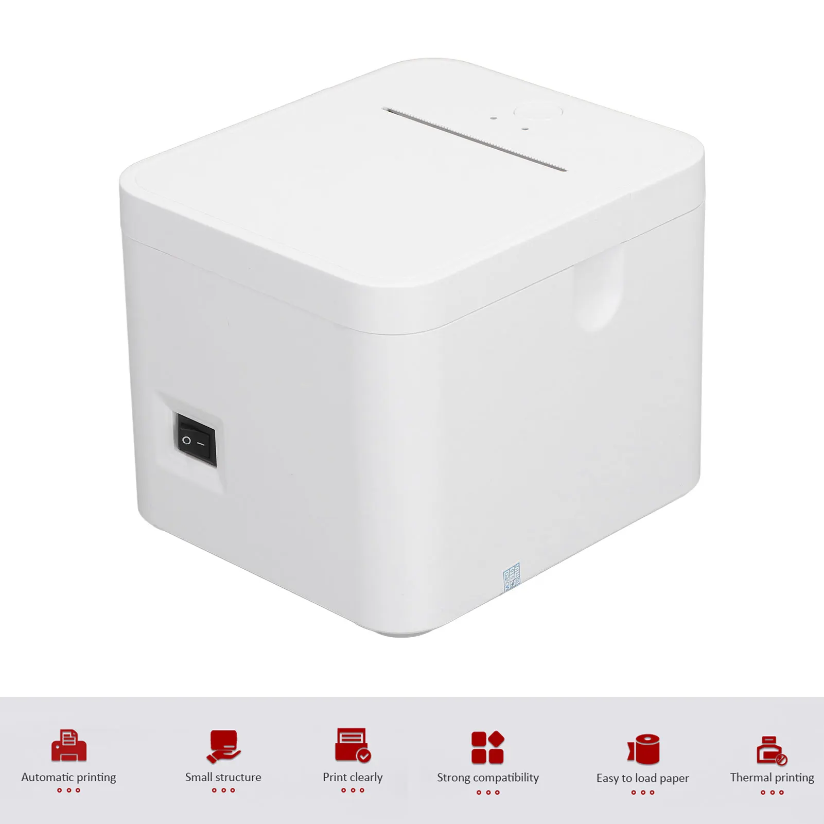 58mm Bluetooth Receipt Printer Thermal Receipt Printer Portable Restaurant Kitchen Printer for Android for Windows