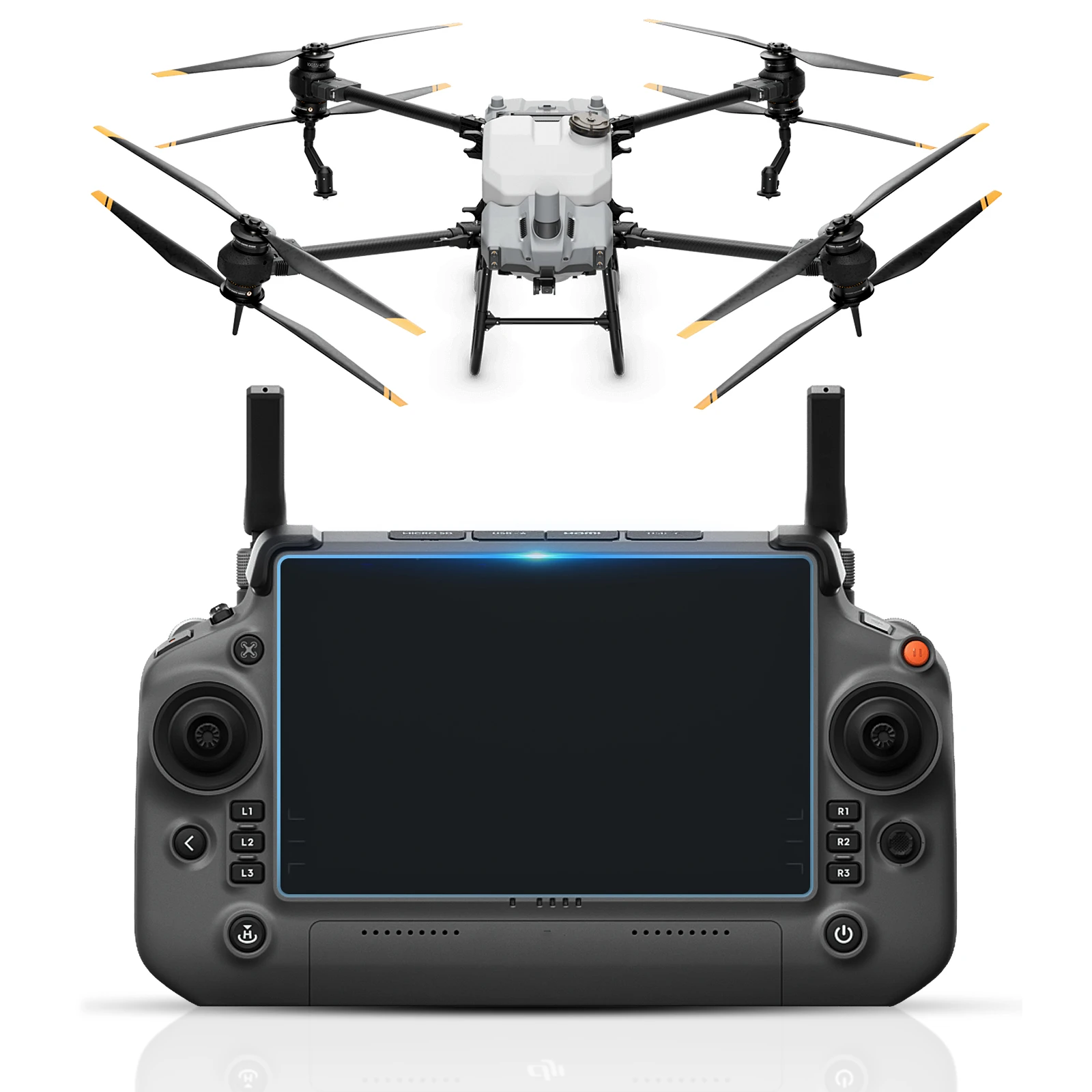 

Защита экрана из закаленного стекла для DJI RC Plus с пультом дистанционного управления T40 M30 аксессуары для дрона