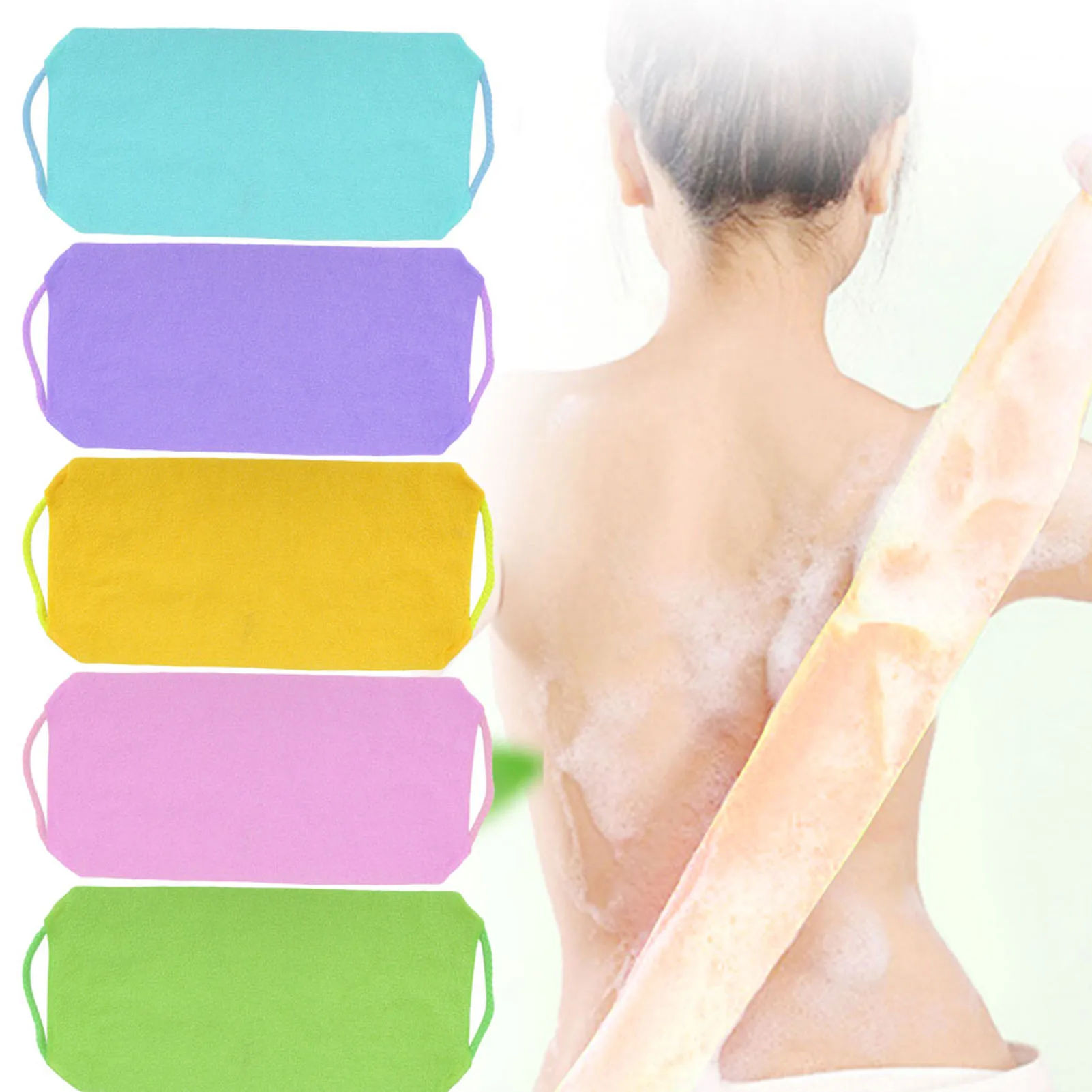 Exfoliating rubbing washcloth shower scrubber exfoliating scrubber exfoliating shower scrubber skin exfoliating cloth