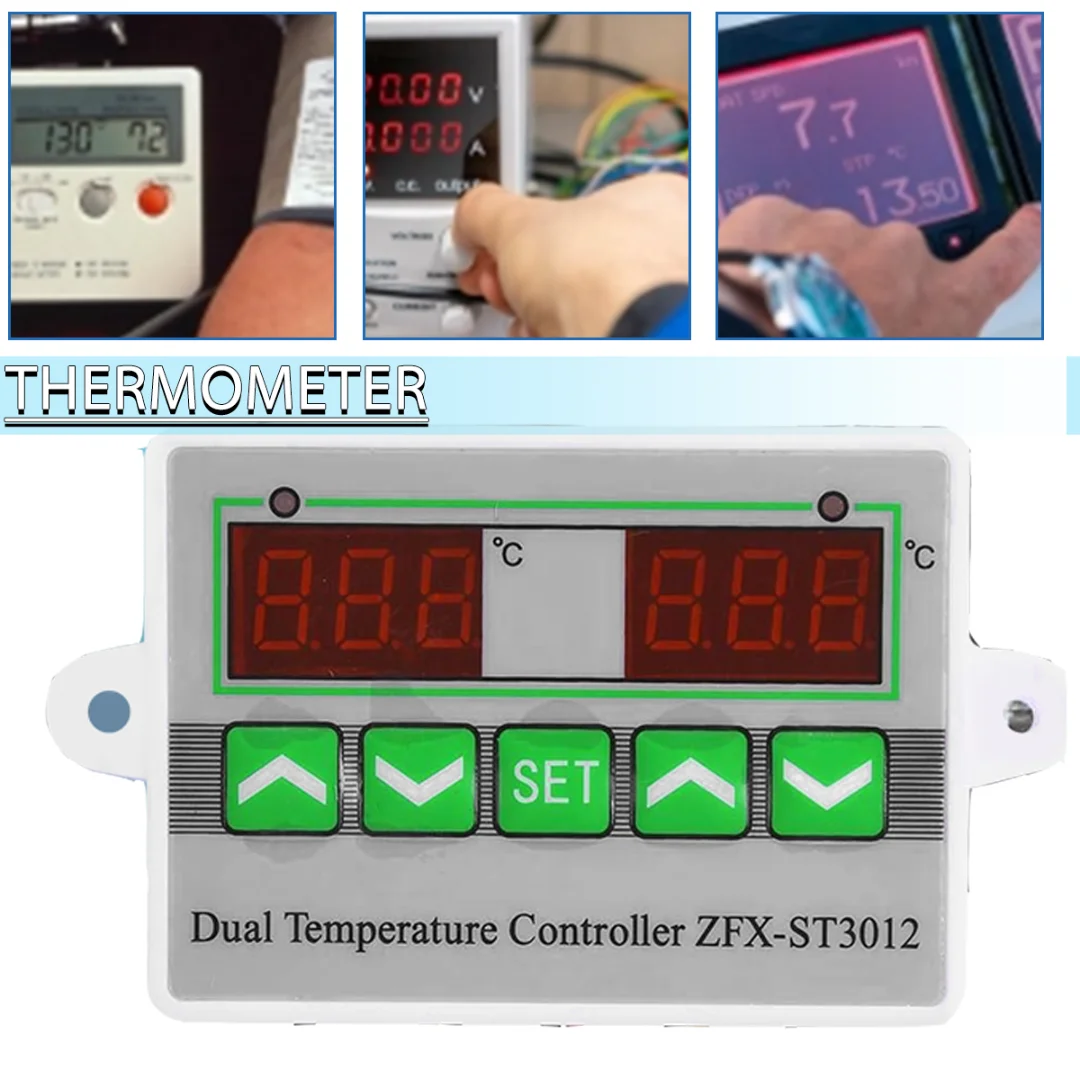 

Brand New Digital Dual Temperature Control Two Release Output Thermostat Two Main Modes Fine Workmanship Good Performance