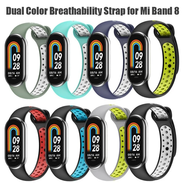 Bracelet De Rechange En Métal Pour Xiaomi Mi Band 8, Bracelet En Cuir,  Original - Smart Accessoires - AliExpress