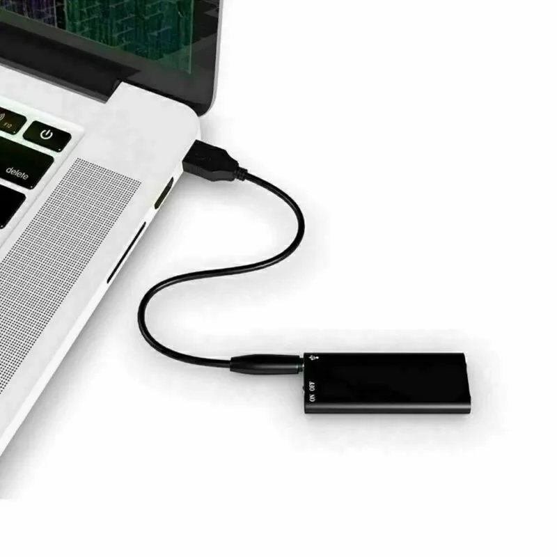 Registratore con luci indicatrici