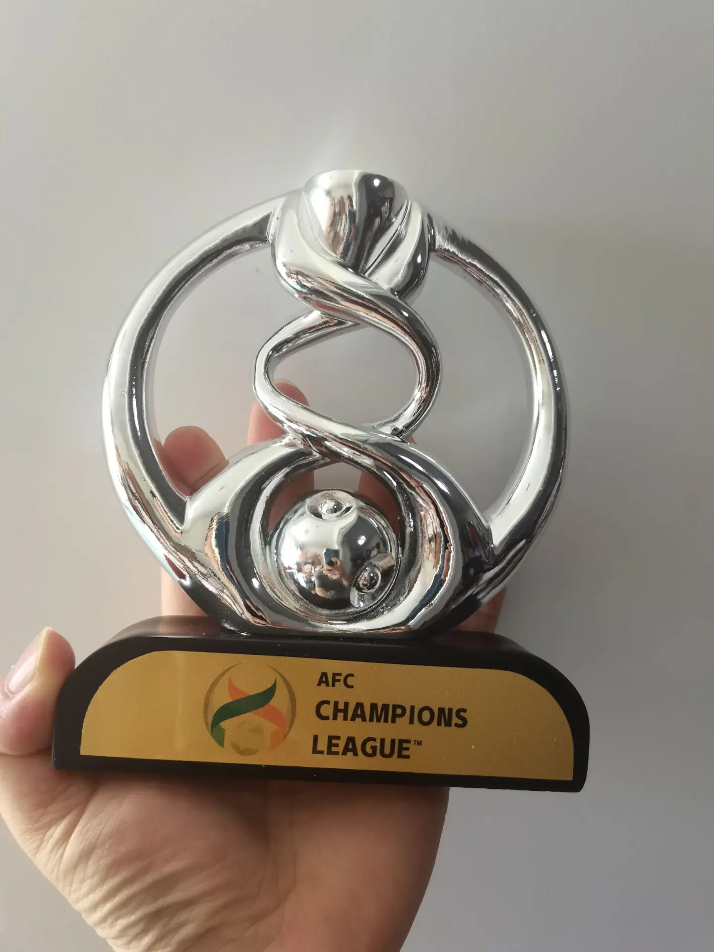 small size 15 cm Asia champions trophy football club Soccer Souvenirs Award football Souvenirs decoration Collection gift