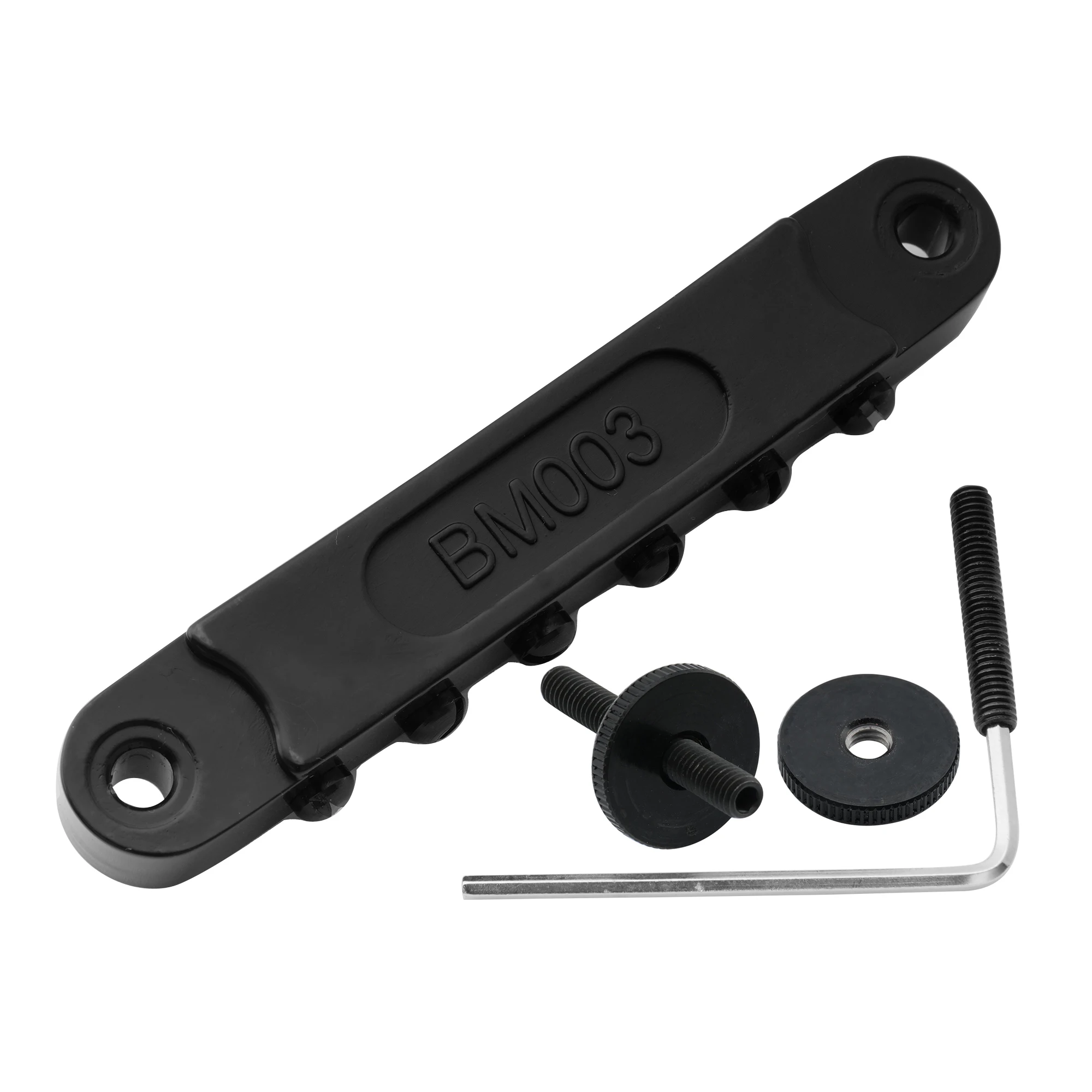Musiclily Pro 52 mm Saitenabstand ABR-1 Tune-o-matic Bridge Wide Body LP Bridge für E-Gitarre im Epiphone LP SG Style – Detail 4