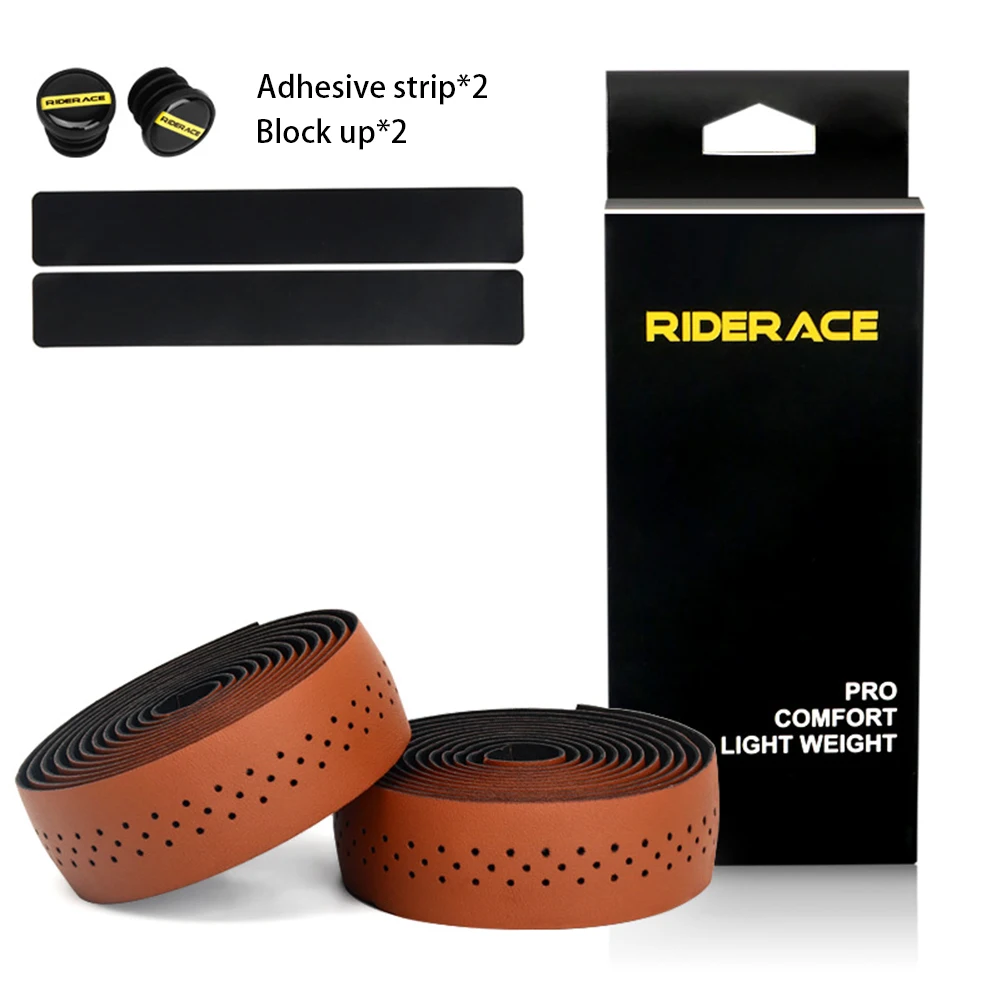 2PCSRoadBikeHandlebarTapePUGripsSpongeBikeHandleGripTape