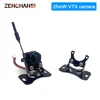 Mini 5.8G FPV 1000TVL Wide Angle 180 VTX Camera 48CH 25MW Transmitter With Base Bracket For RC Model Drone Car Boat DIY 4