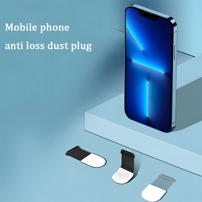 3개입 분실방지 휴대폰 충전 포트 먼지 마개 아이폰 마이크로 USB 타입-C 실리콘 스토퍼 인터페이스 보호 커버 캡