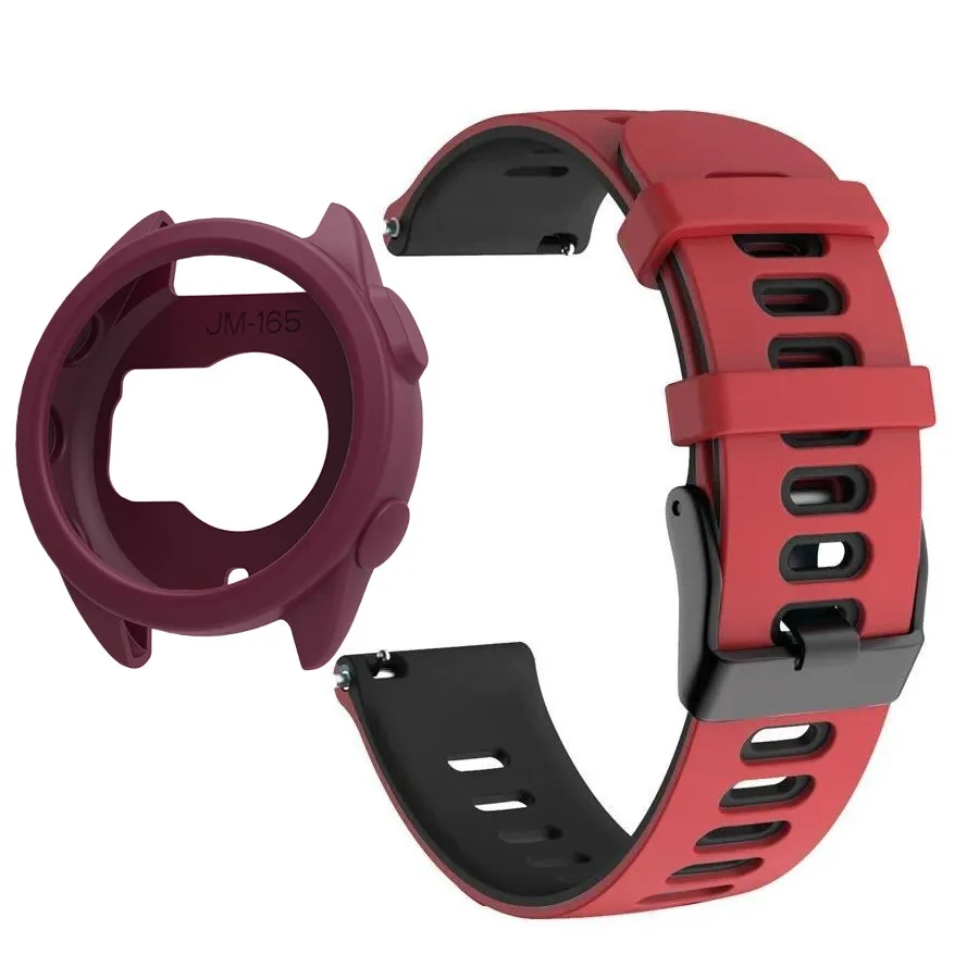 Silicone Sports Watch Band and Protective Cover Shell