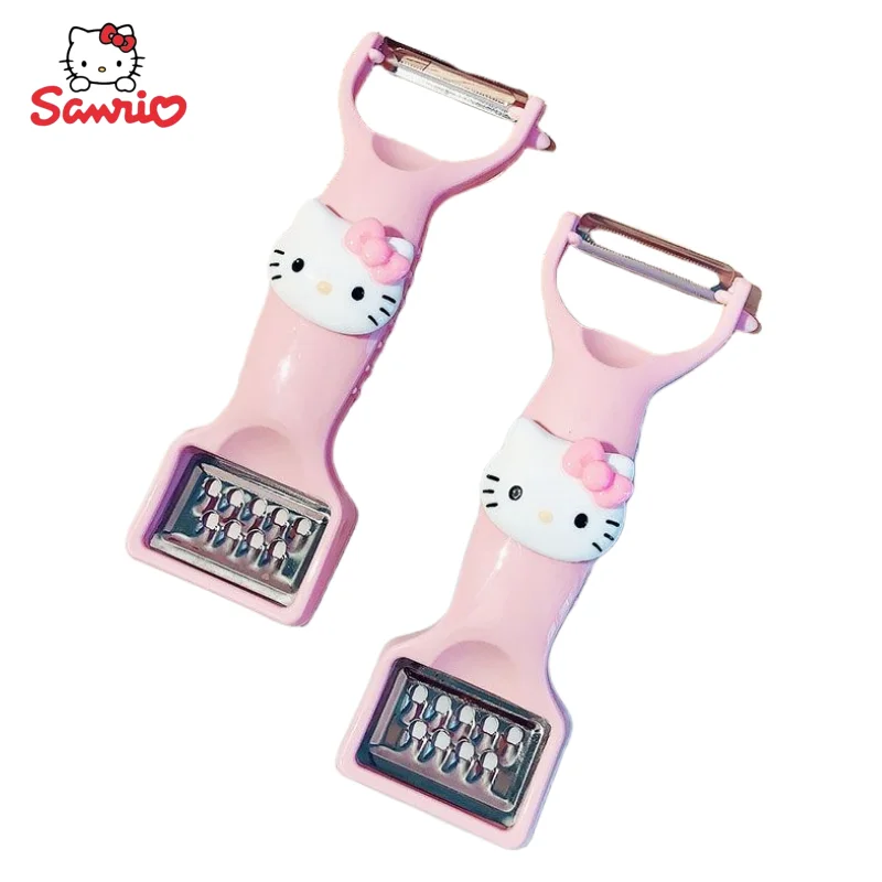 

Sanrio New Anime Peripheral Kawaii Cartoon Hello Kitty Peeling Knife Grater Scraper Creative Peeling Knife Fruit Knife Wholesale