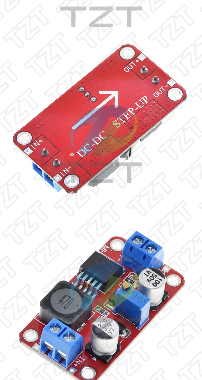 1/2/5PCS 5A DC-DC Step Up Power Modul Boost Volt Konverter 3,3 V-35V zu 5V 6V 9V 12V 24V XL6019 – Detail 4