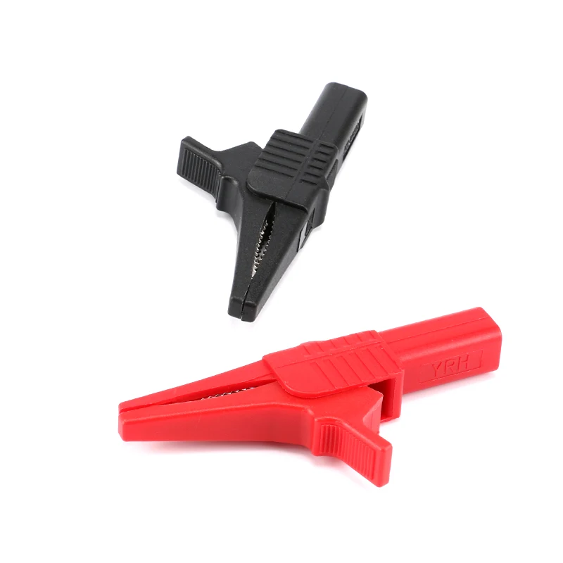 Alligator Clips Metal Connector DIY Test Probe Cable Insulated Clamp Jumper Line alligator clips electric test clamp test probes alligator clip adapter test cable connector electrical test wire test lead wire test lead cable test hooks clips test cable test cable lead electrical clamp test leads test clip