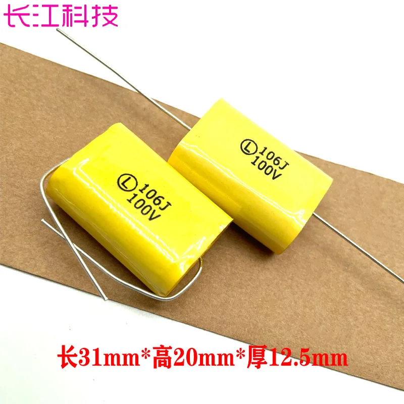 Elko Bipolar Axial 27,0uF 27uF 100V 10% 13x27mm 85°C NEW [2 - Foto 3