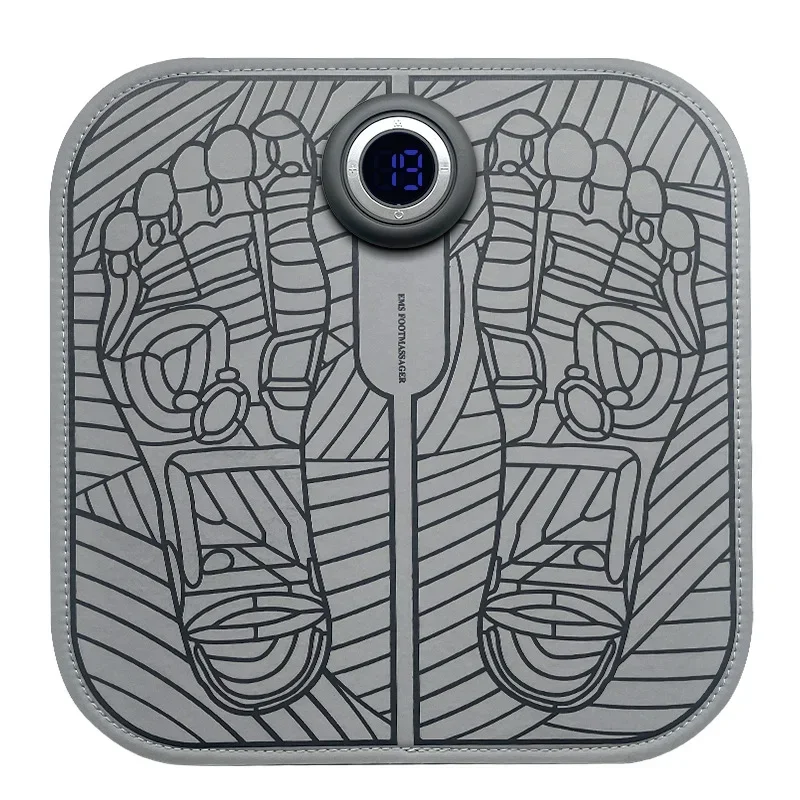 Foot Massager USB Charging Electric EMS Foot Massager Pad Electrical Muscle Stimulation  Portable Feet Acupoints Massage Mat