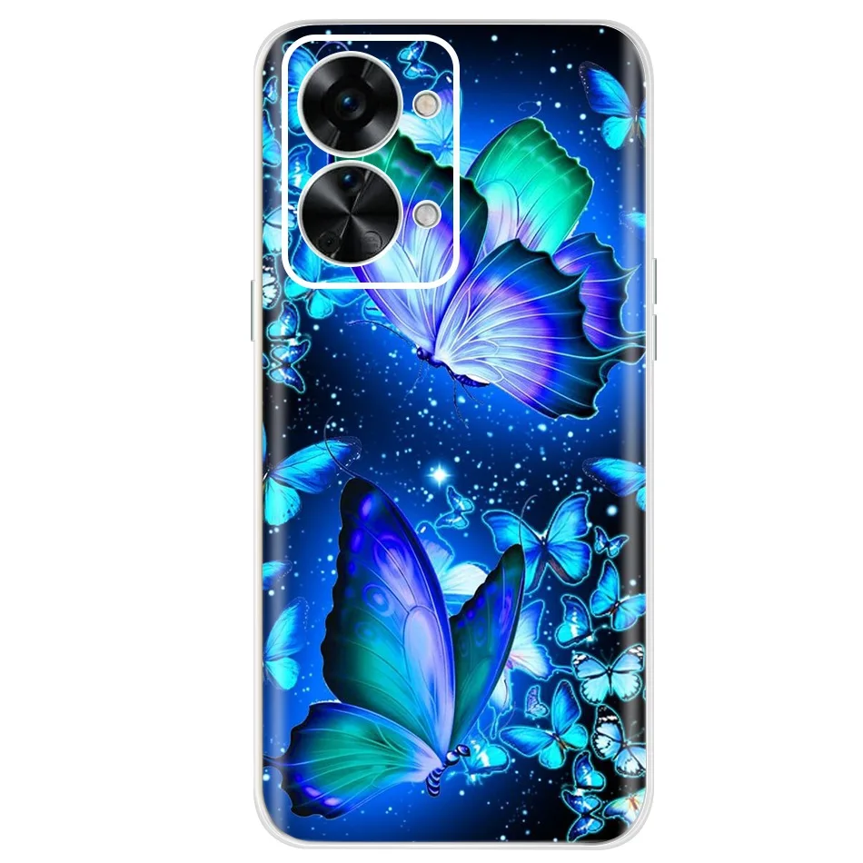 Stylish Painted Soft Silicone Clear TPU Phone Case Cover with Bumper Protection