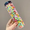 80PCS/40PCS/Bottle Elastic Hair Bands Girls Baby Hair Accessories Child Hair Ring Head Rope Scrunchies Headwear 1 or 2 Bottles 6